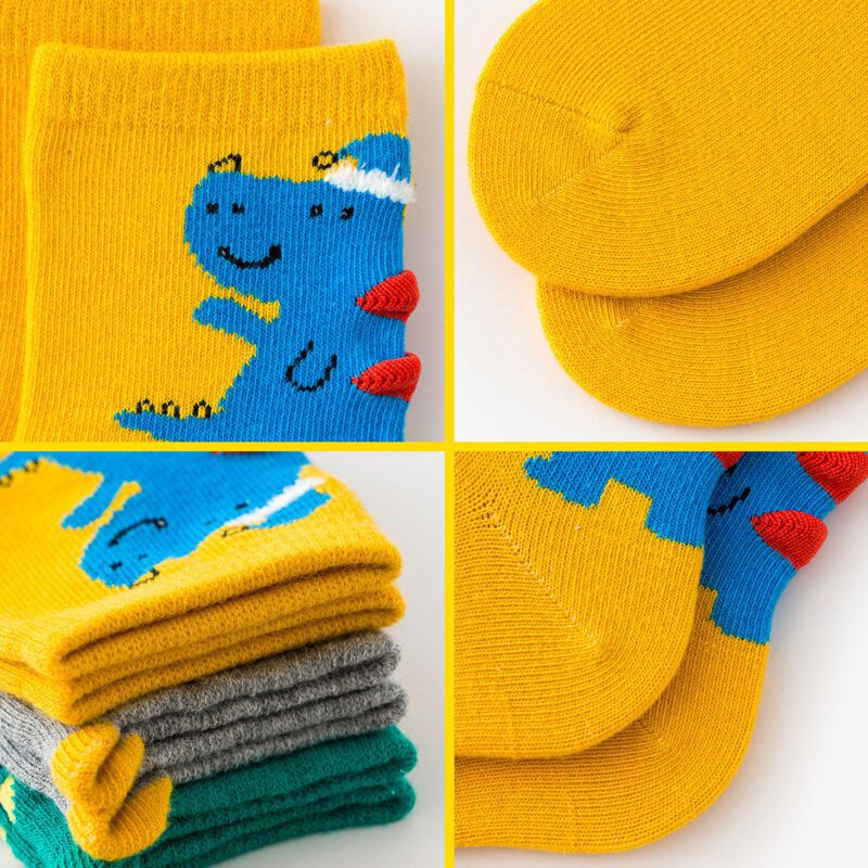 Kids 3-Pack Of Little Dinosaur Patterned Colorful Socks - Colorful Socks - Are You Looking For Colorful Socks, Cosy Socks, Or Cute Socks? We'Ve Got Them All! We Provide A Wide Collection Of Colorful Socks For All Ages And All Kinds Of Styles.