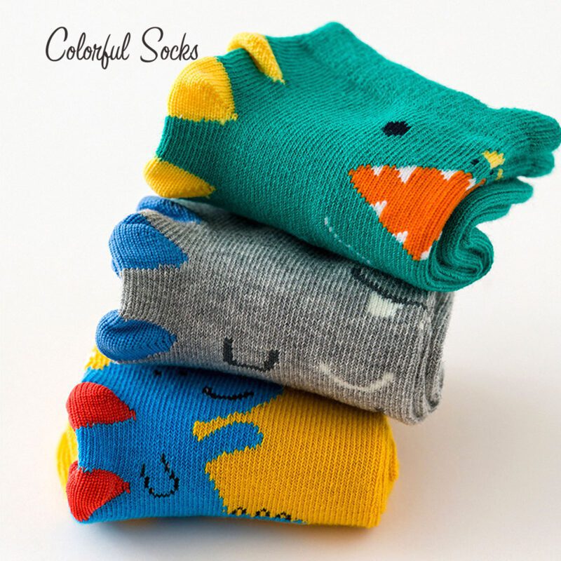 Kids 3-Pack Of Little Dinosaur Patterned Colorful Socks - Colorful Socks - Are You Looking For Colorful Socks, Cosy Socks, Or Cute Socks? We'Ve Got Them All! We Provide A Wide Collection Of Colorful Socks For All Ages And All Kinds Of Styles.